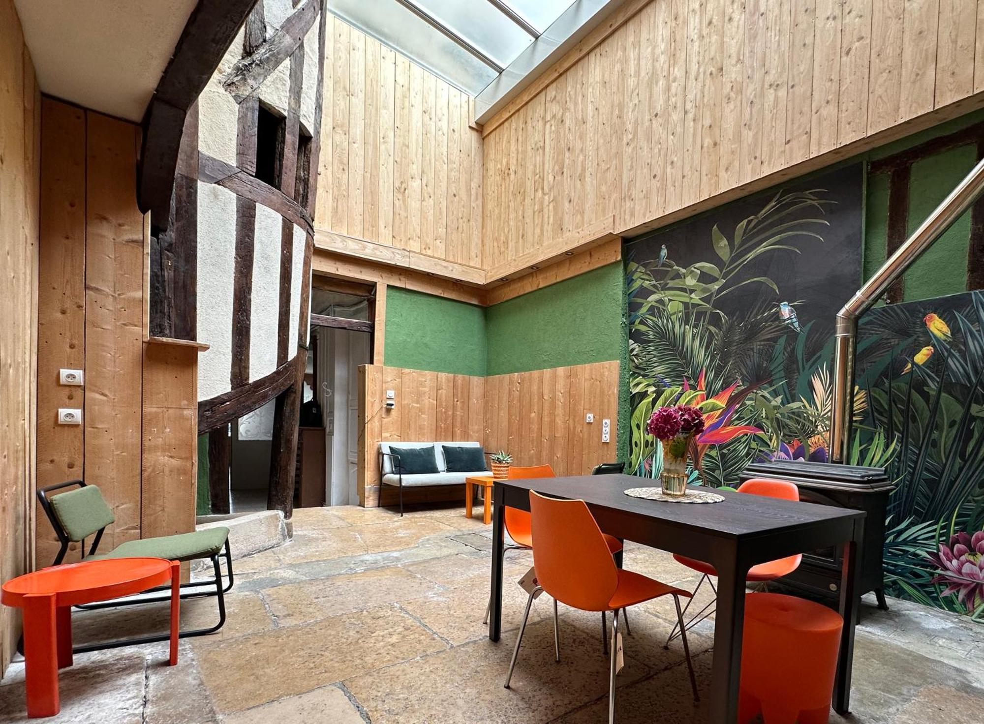 Maison Atypique En Centre-Ville Troyes Exterior foto